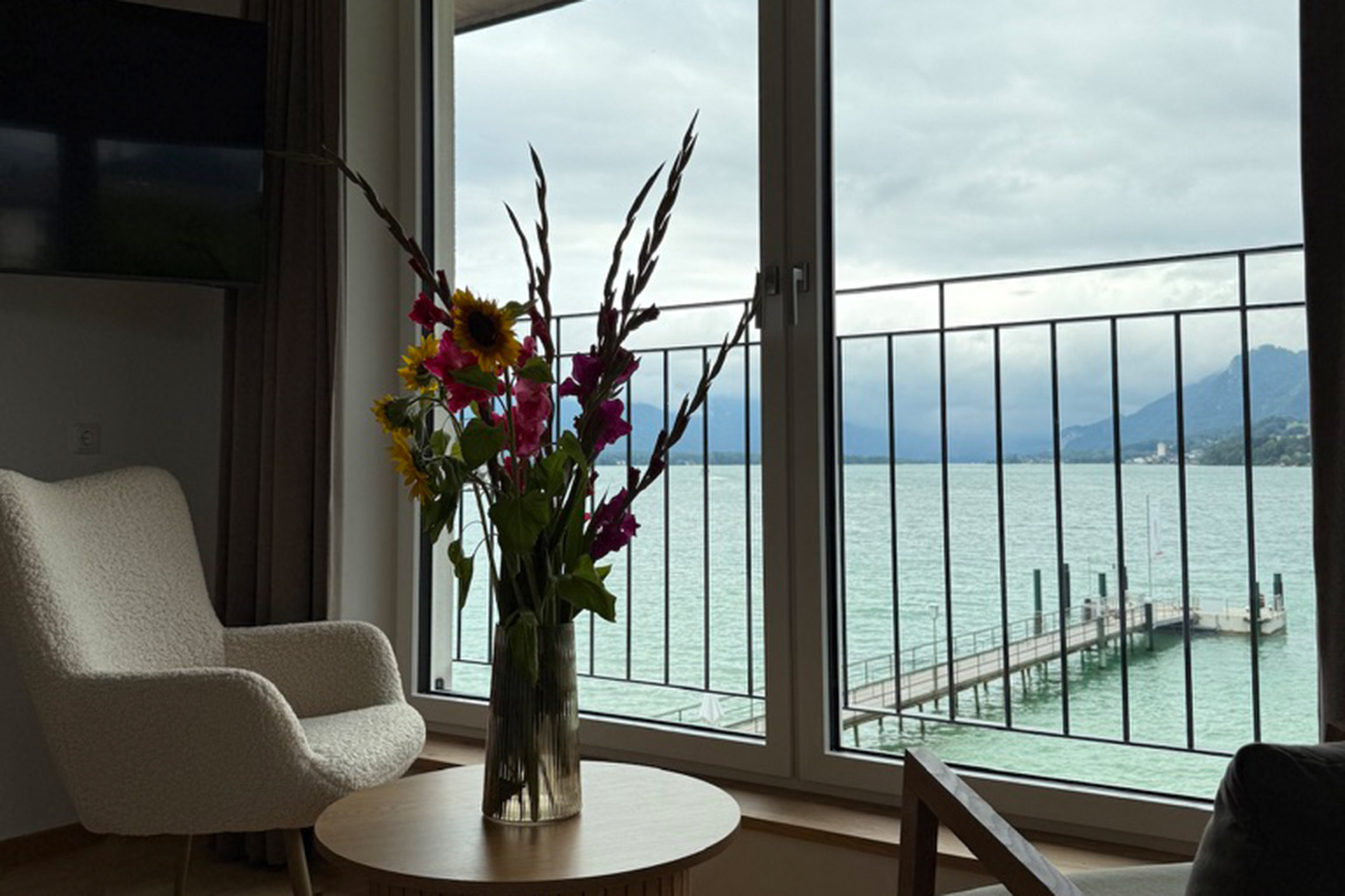 Doppelzimmer Premium mit direktem Seeblick